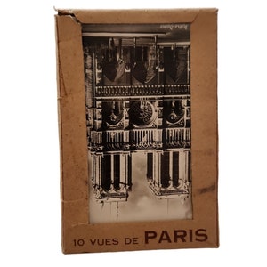 Vintage (10) Vue De Paris Gany Editions Postcards Veritable Photo Paris