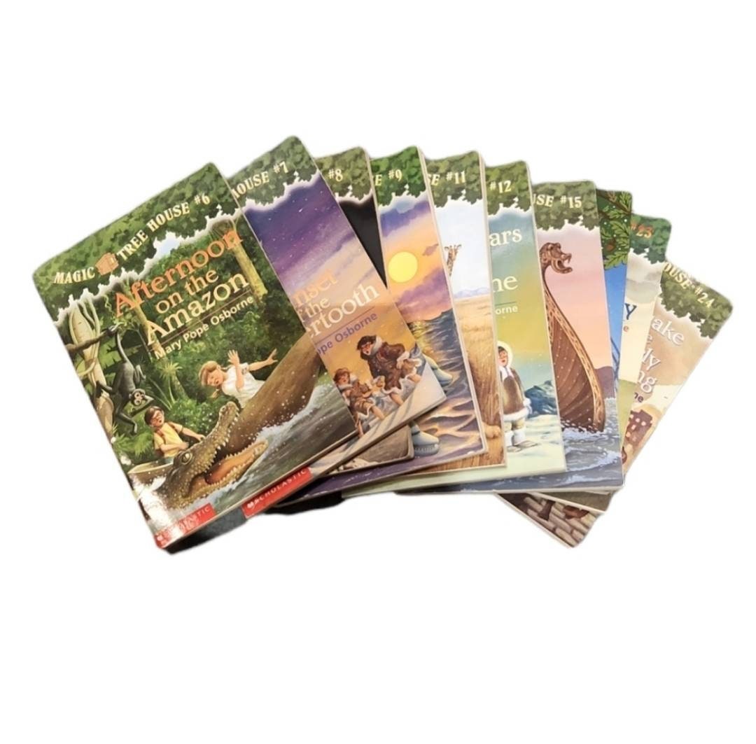 Vintage Scholastic Magic Tree House Random Number Series 1999-2001
