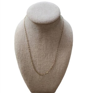 Collar vintage de eslabones tonificados de oro