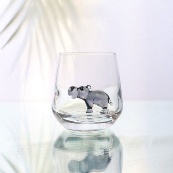 Cute Hippo Shot Glass set, small hippo cup, wedding party glass, design glass, barware, hippopotamus gift, birthday present, hippo lover,