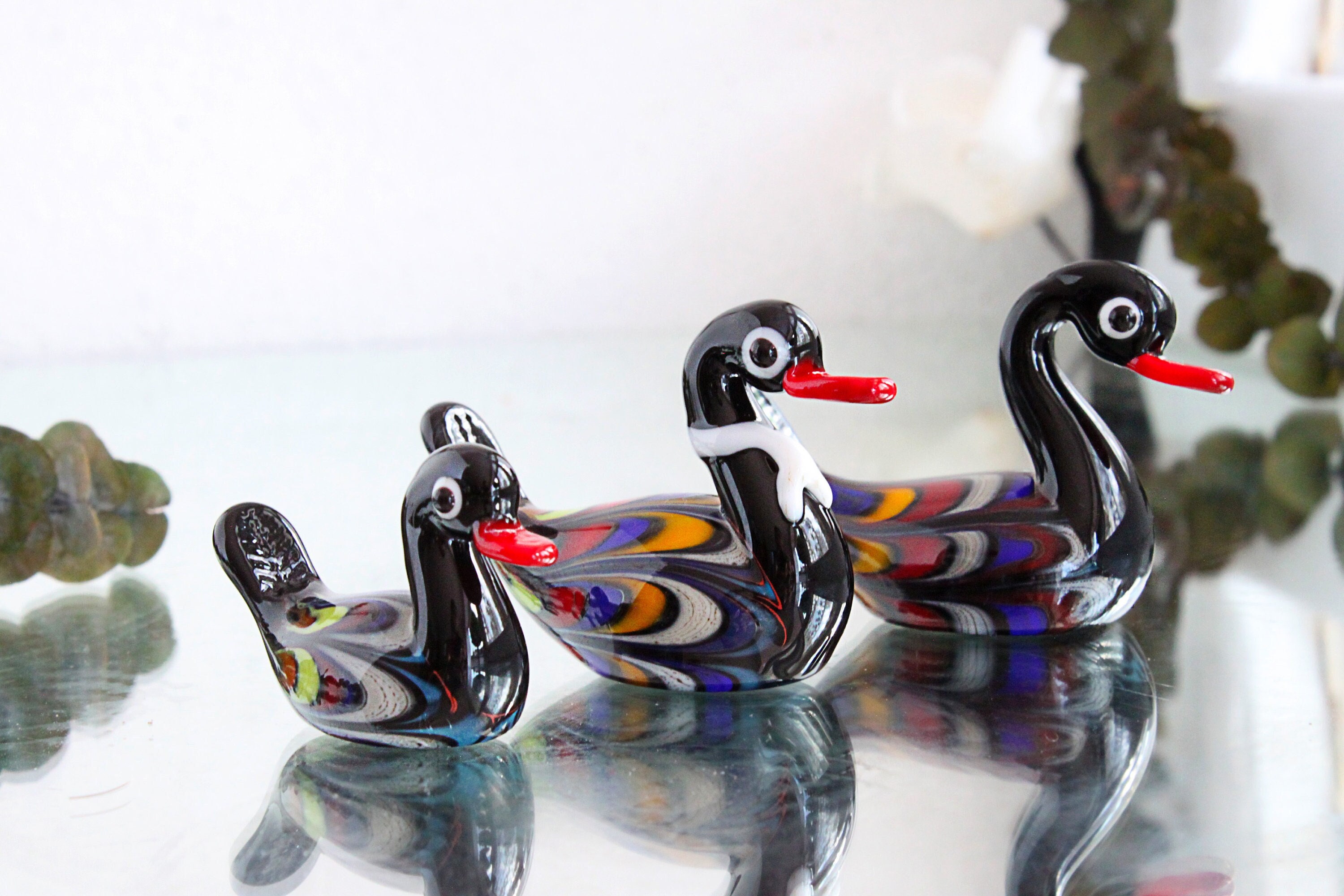 HUMAN MADE Duck Pair Glass FigurineClear