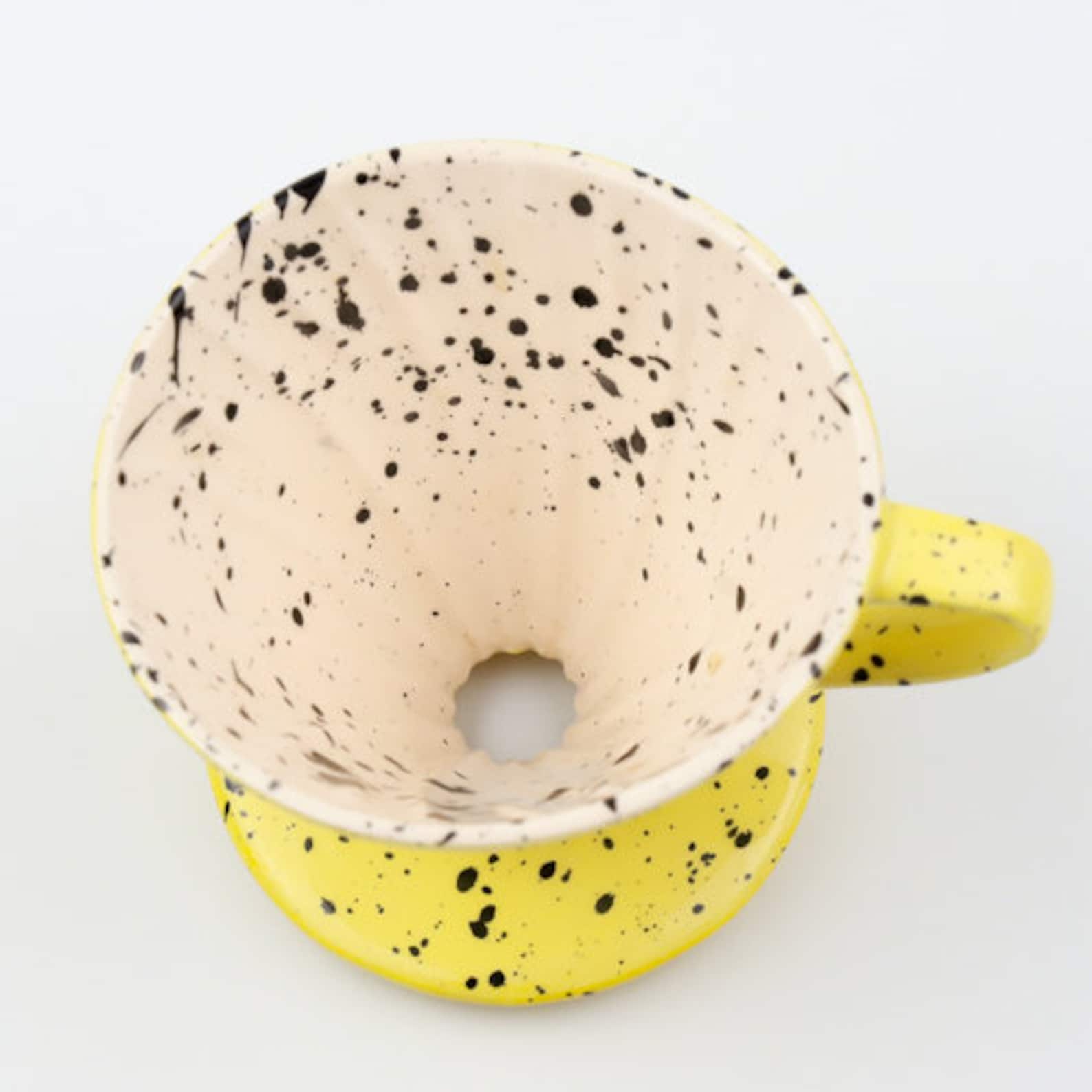 Ceramic Pour over cone ceramic V60 brown coffee dripper Etsy