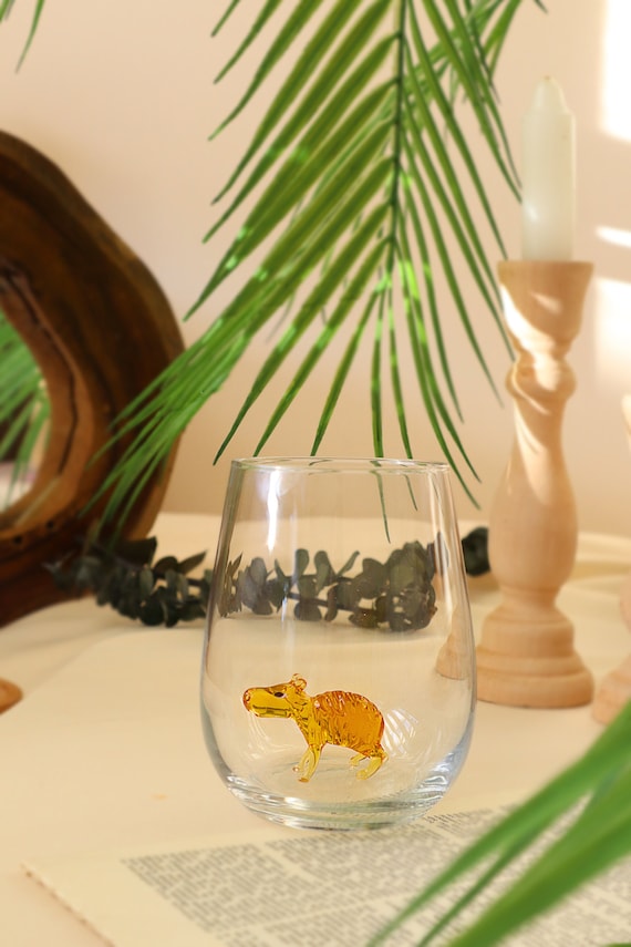 Van God Aanmoediging Onderwijs Leuke Capibara drinkglas capibara glazen mok grappige glazen - Etsy België
