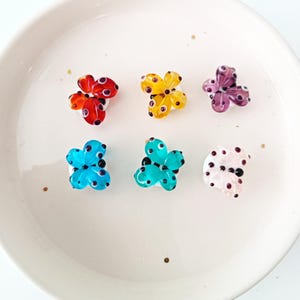 Vlinderglaskraal handgemaakt, Murano lampwork vlinderbedelkraal, kleurrijke brandpuntsafstand voor armband ketting oorbellen levering