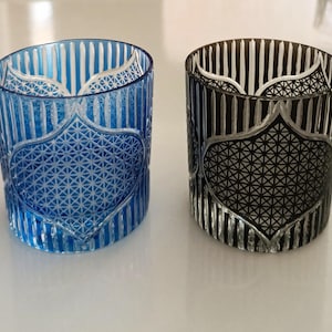 Hand Cut Whiskey Glass, Vintage spades themed barware, Japanese style rocks Glass, old fashioned scotch, elgant tumbler, cocktail glassware