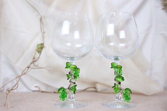 Wine Glasses With Bunch of Grapes Figure, Balloon Glass, Balloon Wine, Wine  Goblet, Large Glasses, Red Wine Glasses With Stem, Glassware Set -   Denmark