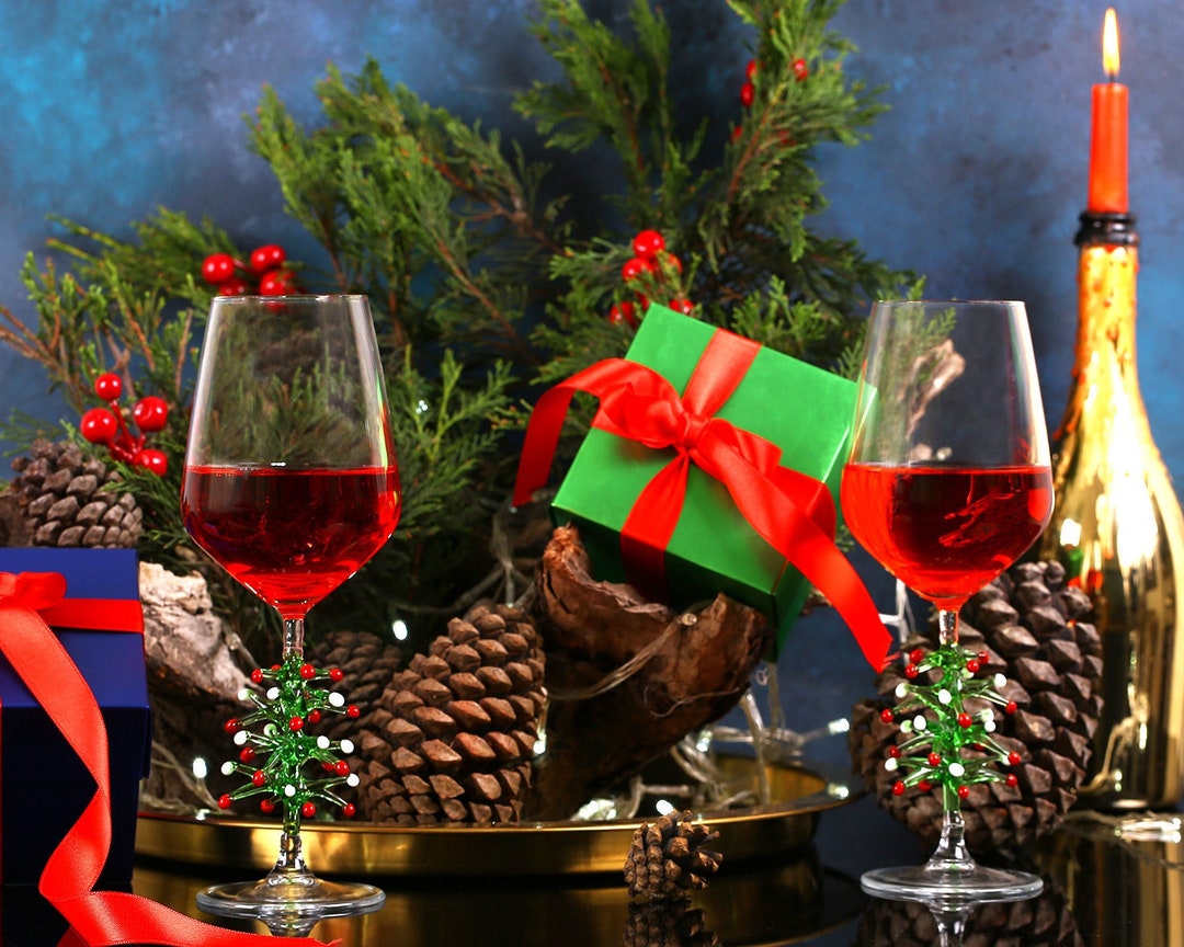 Shop the Viral Christmas Tree Wine Glasses