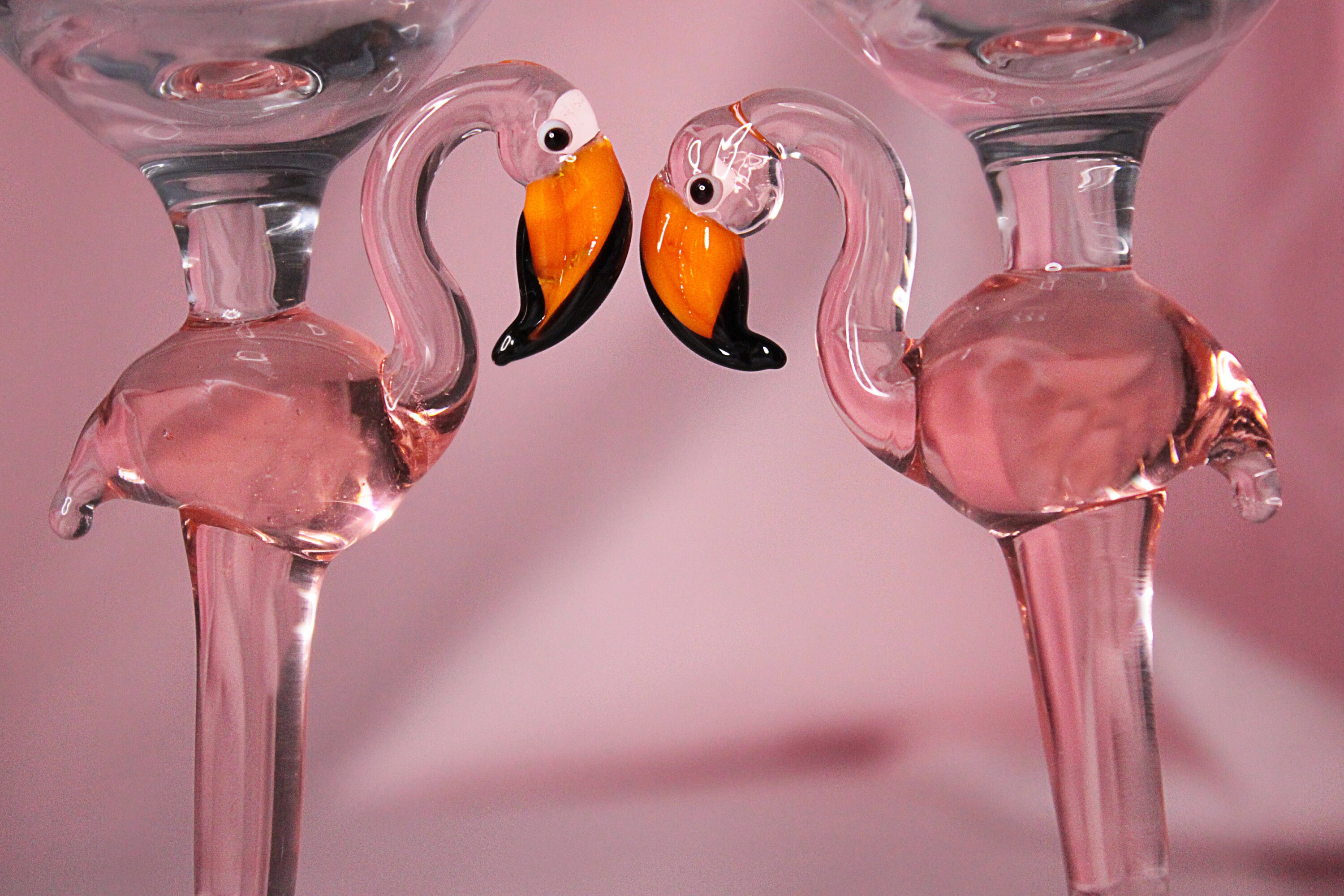 WINOMO Martini Glasses Flamingo Cocktail Martini Goblet Cocktail Glasses Cool Tableware Bar Wine Cups for Housewarming Wedding Birthday 