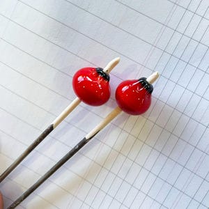 Murano Glass cowberry spacer bead, lampwork red Fruit Charms, foxberry bead, lingonberries, DIY Jewelry Accessories For Necklace Earring