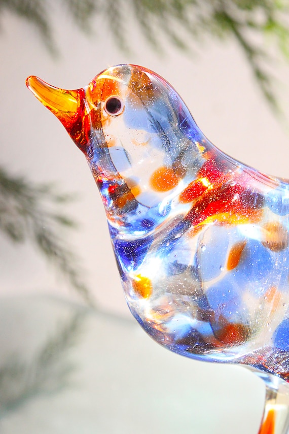 Glass Art Bird, Murano Glass Birds, Bird Sculptures, Collectible