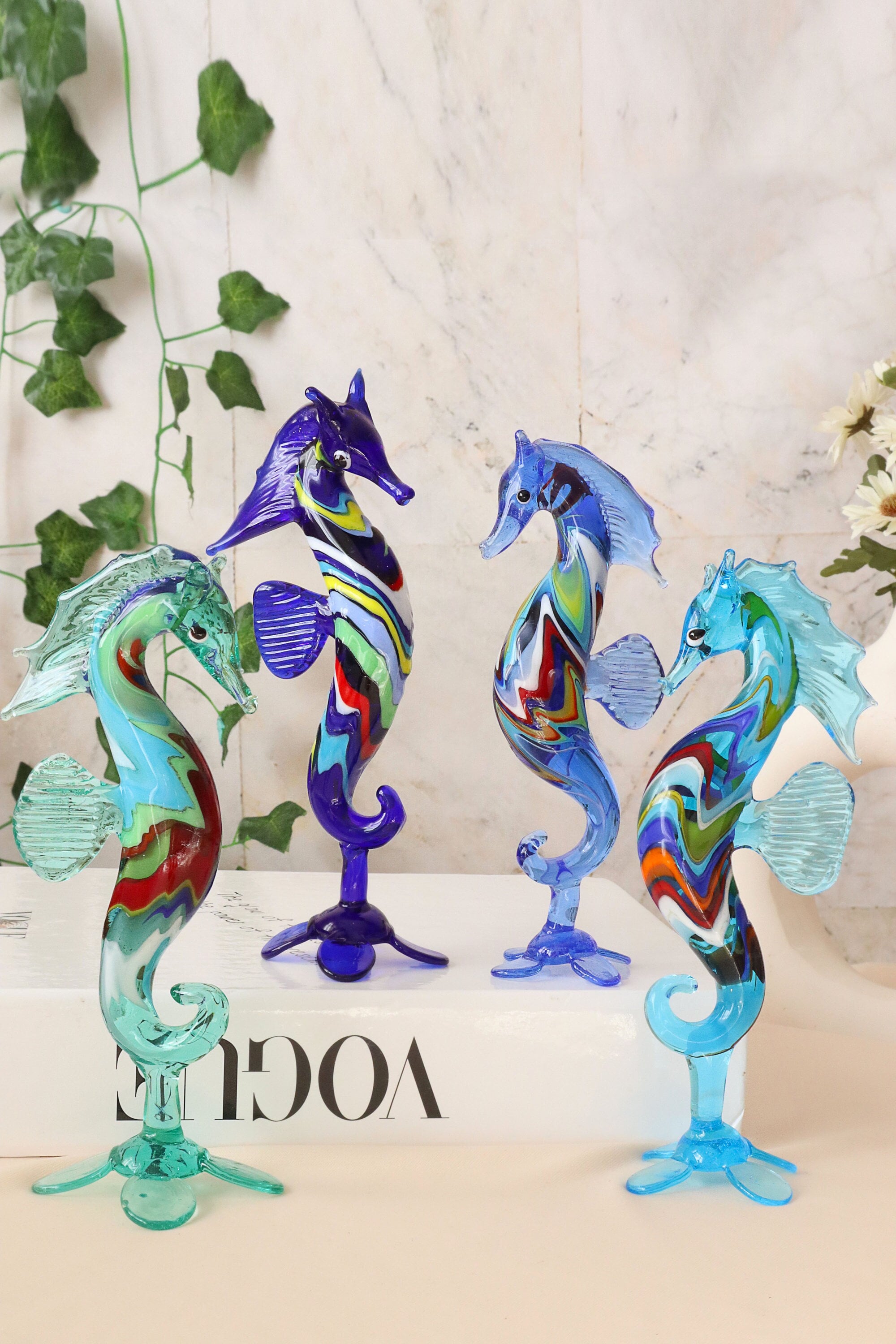 ★期間限定値引き★　ガラス製のタツノオトシゴ金箔入り ☆期間限定値引き☆ ガラス製のタツノオトシゴ金箔入り ☆期間限定値引き☆