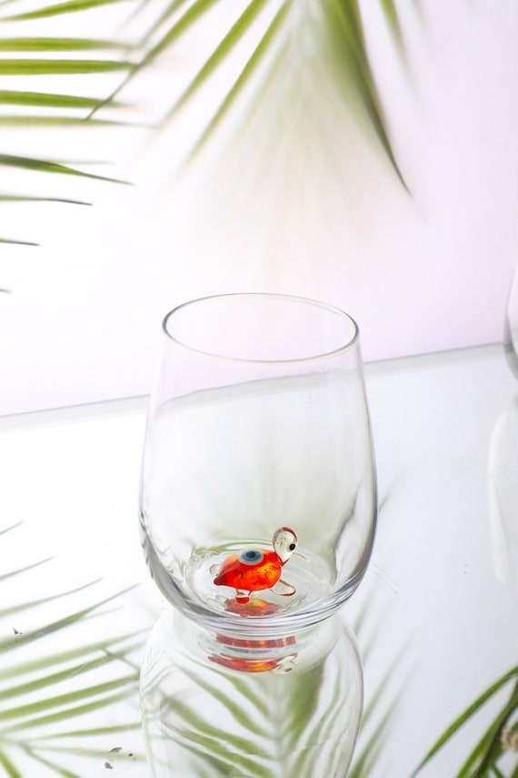Devilish Stemware Sets : Wine Glass with a Straw