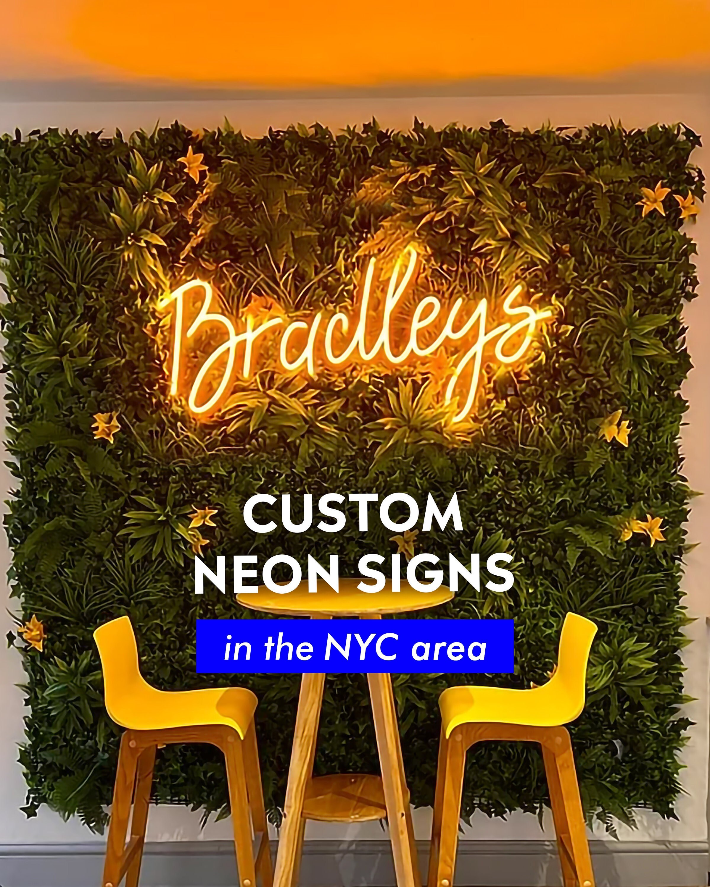 Custom Neon Sign in New York, NY - LED Neon Illuminated Text ...