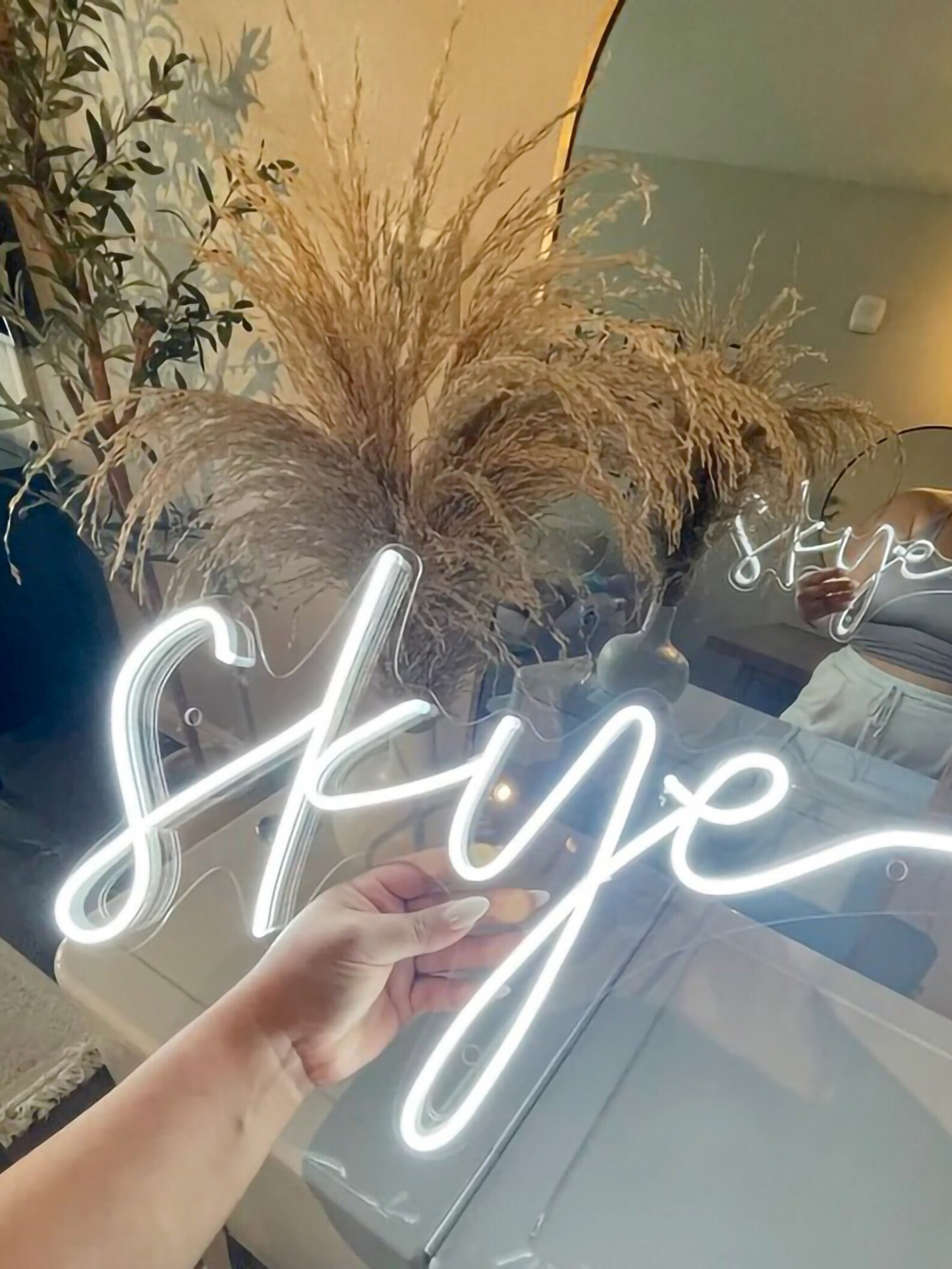 Name in Neon Lights! - Custom LED Neon Sign for Wall With Dimmer ...