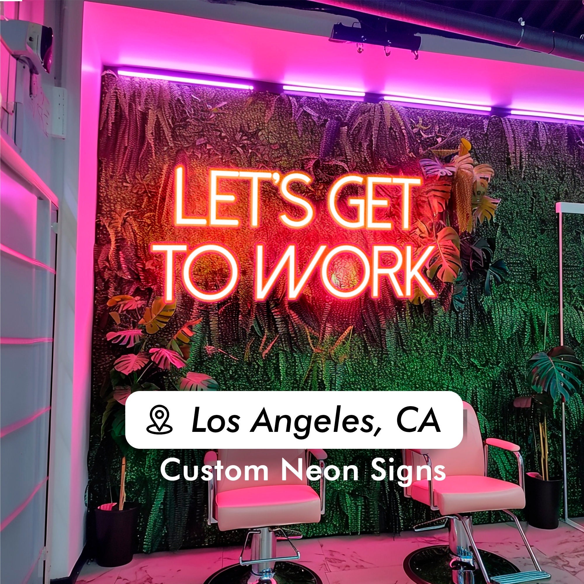 Custom Neon Signs in Los Angeles, CA - LED Neon Illuminated Text ...
