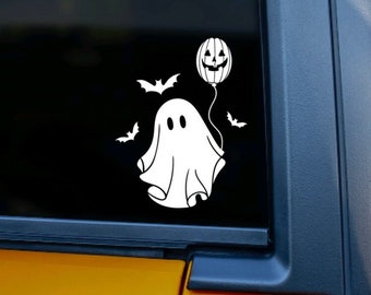 Baby On Board Car Decal | Ghost Pumpkin Car Sticker | Ghost Car Sticker | Halloween Baby On Board | Little Boo | Little Ghost Car Decal