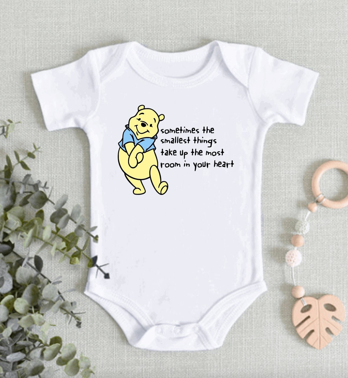 Winnie the Pooh Baby Onesie® Bodysuit Pooh Bear Bodysuit - Etsy Canada