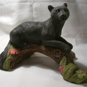 One-of-a-Kind MarvArt Charmstone &quot;MASTER&quot; Figurine - Panther