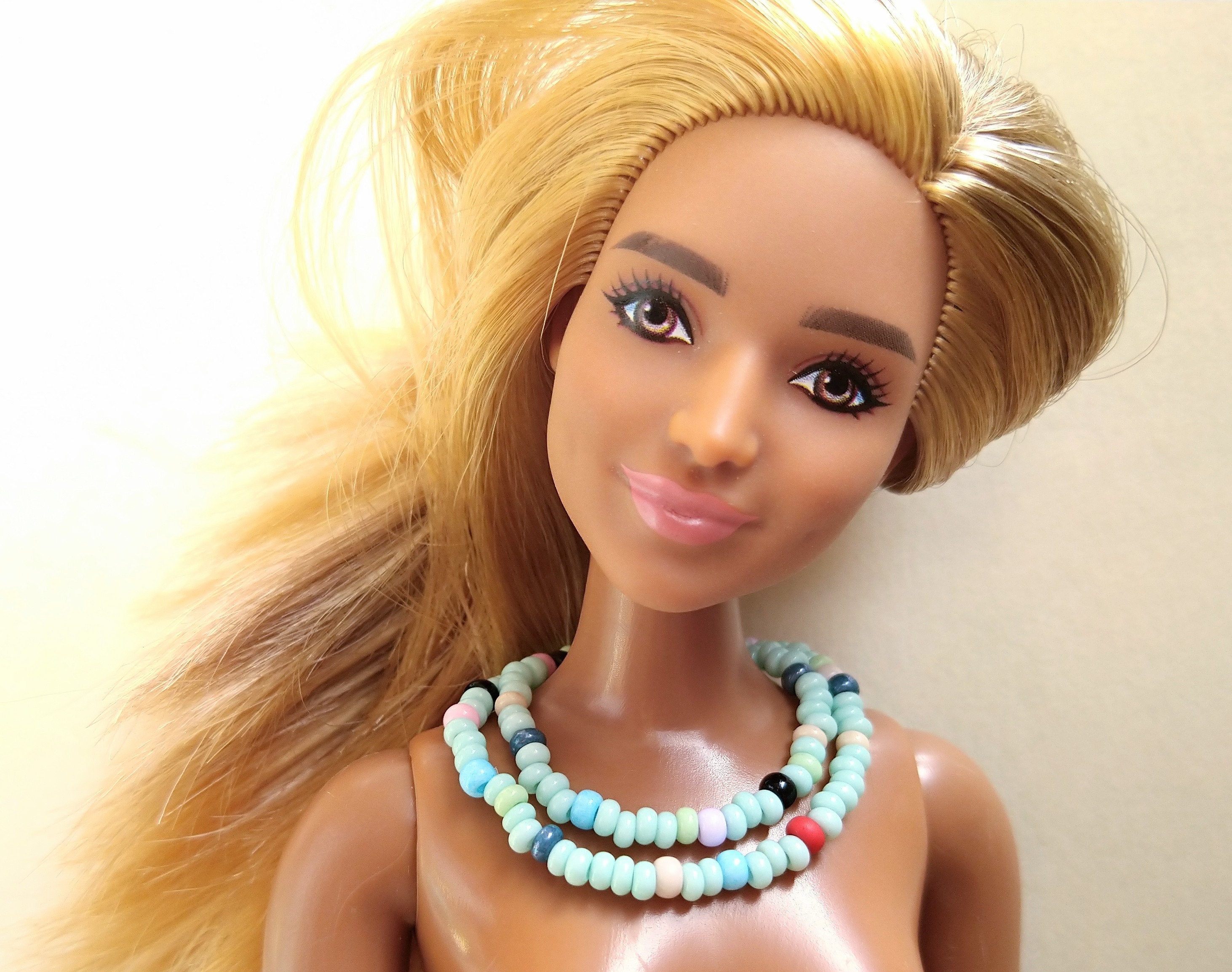 Necklace for Barbie Dolls. Barbie Beads. Jewellery for Barbie. | Etsy