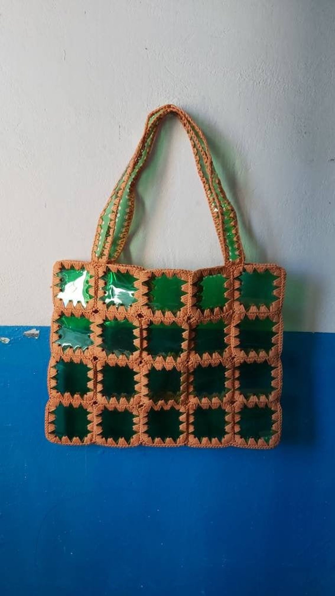 Recycled Plastic Bottles Bag Etsy