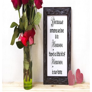 Because Someone We Love Is In Heaven, Sympathy, Butterfly, Print