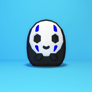 Papercraft No-Face, Sin cara,DIY PDF, Dxf, Svg Low Poly, origami, Pepakura, Paper Model, 3D