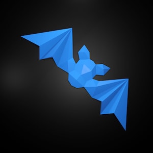 Papercraft Fledermaus / Murcielago Halloween, Dxf, Svg. DIY KIT Vorlage PDF, LowPoly, Origami, Pepakura, Vampir, Vampir, Tot, Geist, Cameo