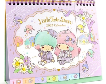 Little Twin Stars 2025-2026 Desktop Calendar: College Office Schedule
