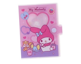 Kawaii Twin Stars Passport Cover: Travel Wallet with Card Slots