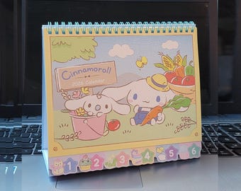 2026 Kawaii Puppy Desk Calendar Desktop Schedule w/ Planner Sticker