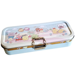 Cartoon Sumikko Gurashi 3-Layers Storage Box Stationery Tools Holder Case Multi-purpose