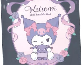 2025~2026 Kawaii Kuromi Devil Melody Journal Planner Schedule Appointment Book A5