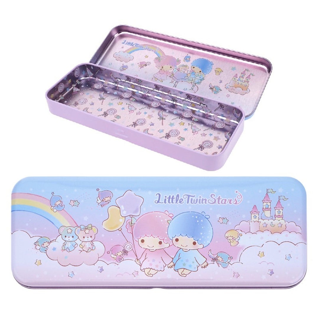 Kawaii Twin Stars Pencil Pen Stationery Holder Makeup Tools