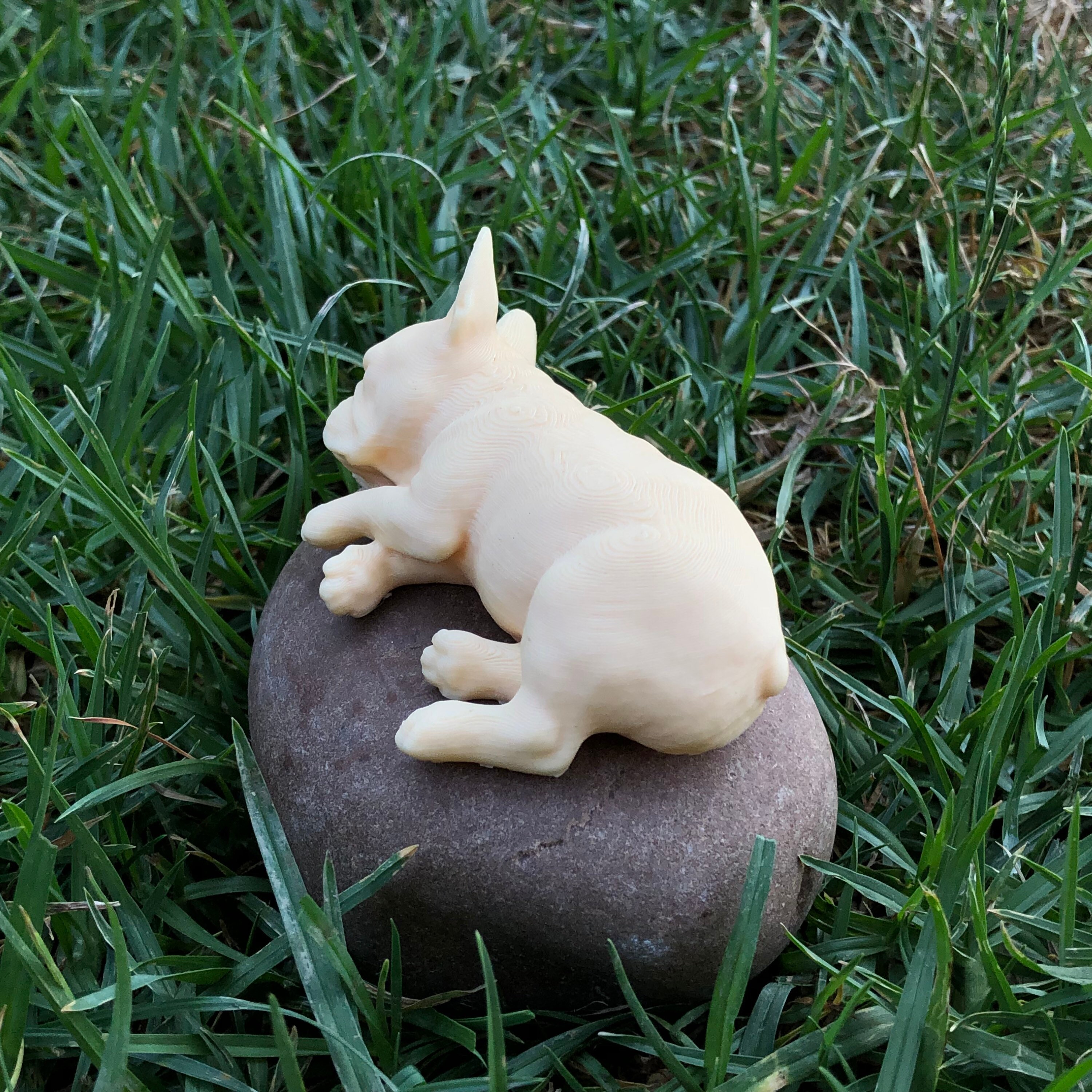 frenchie dog statue