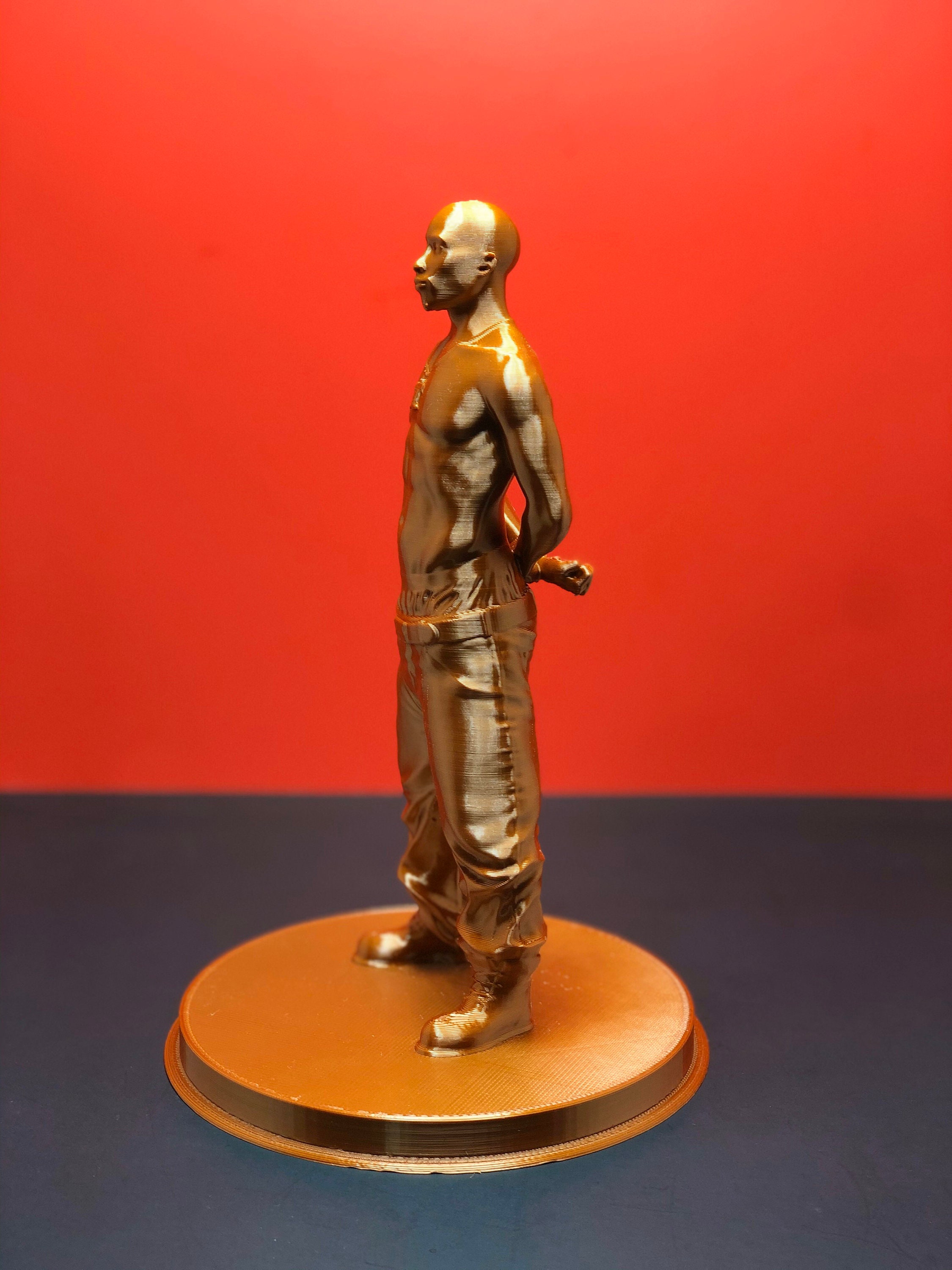 2Pac 3D Printed Statue Tupac Shakur Etsy