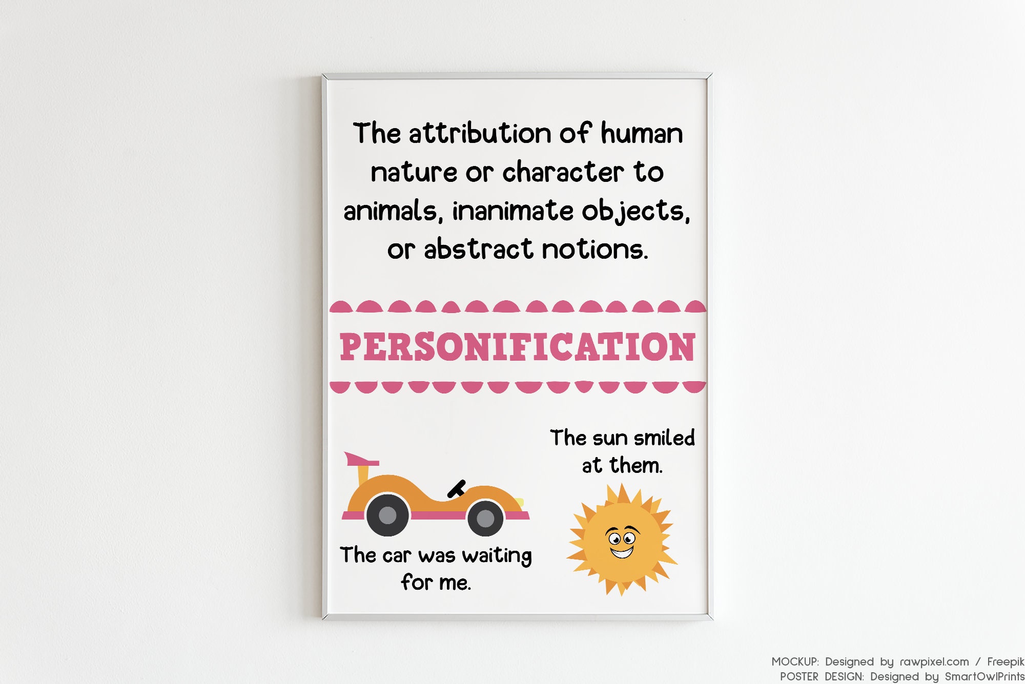FIGURATIVE LANGUAGE Set of 8 Posters, English Language, Classroom ...