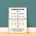 COORDINATE PLANE POSTER, Educational Poster, Math, Rainbow Colors, Classroom Wall Art Poster ...