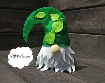 felt gnome pdf sewing patterns