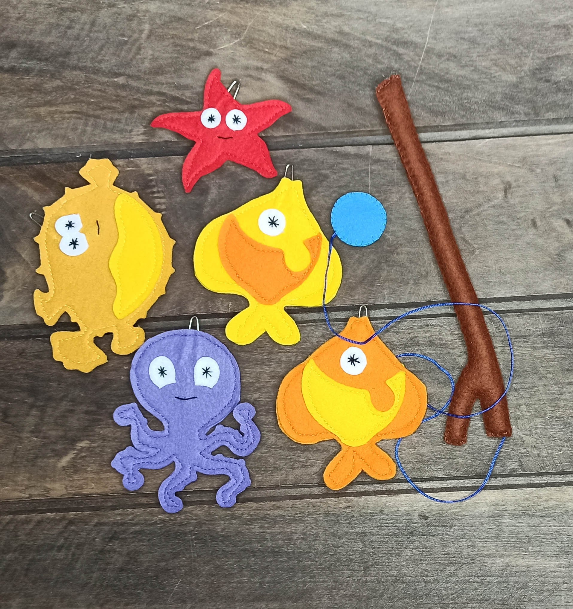 Felt Fishing Page Pdf Pattern Montessori Busy Book Quiet Book Toddler