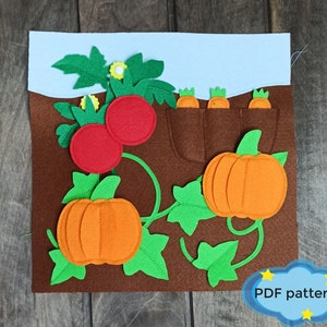 Felt quiet book pages pdf sewing pattern