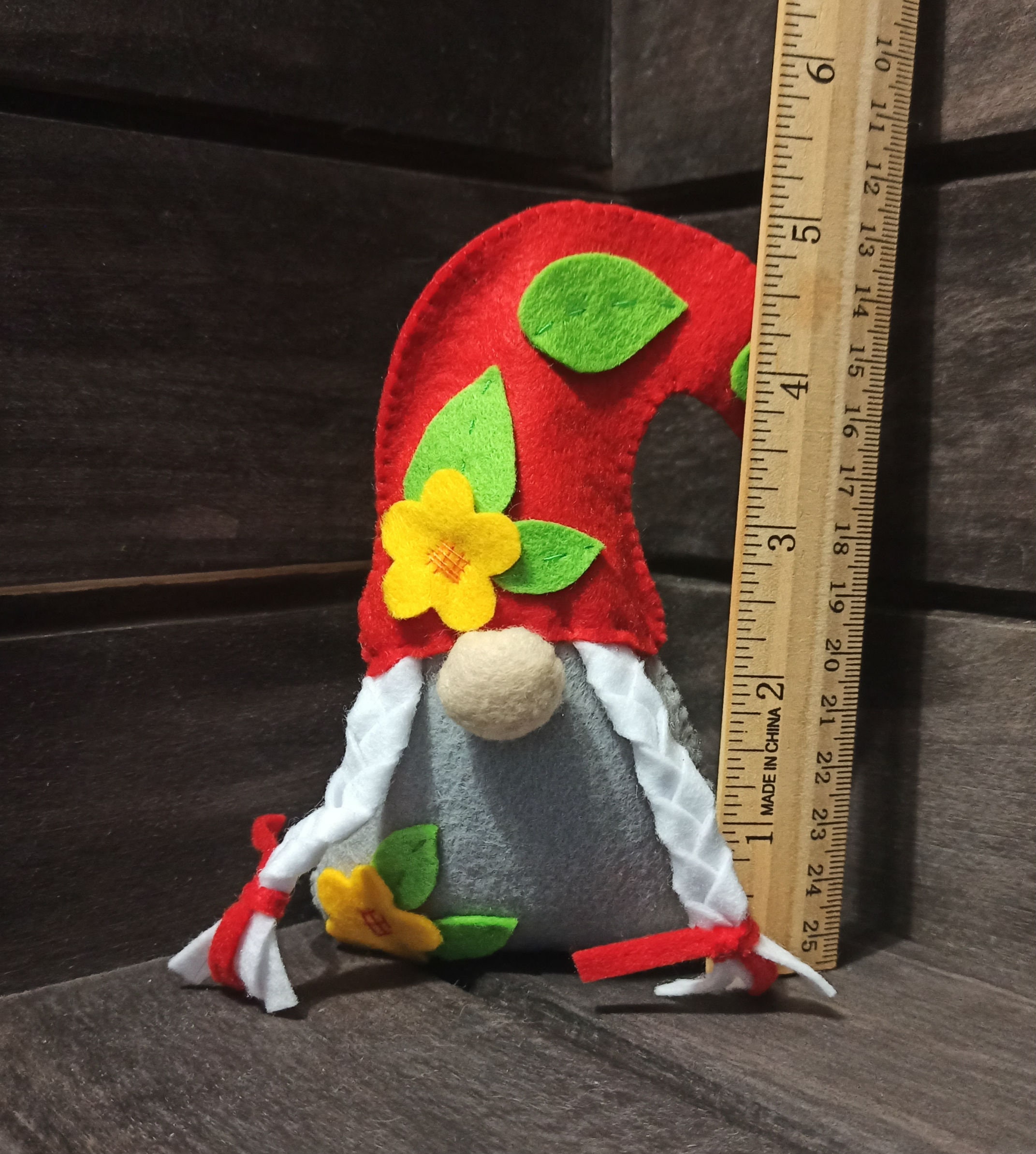 Felt spring gnome pattern Etsy
