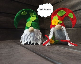 felt gnome pattern