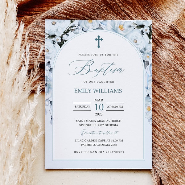 Printable Baptism - Etsy