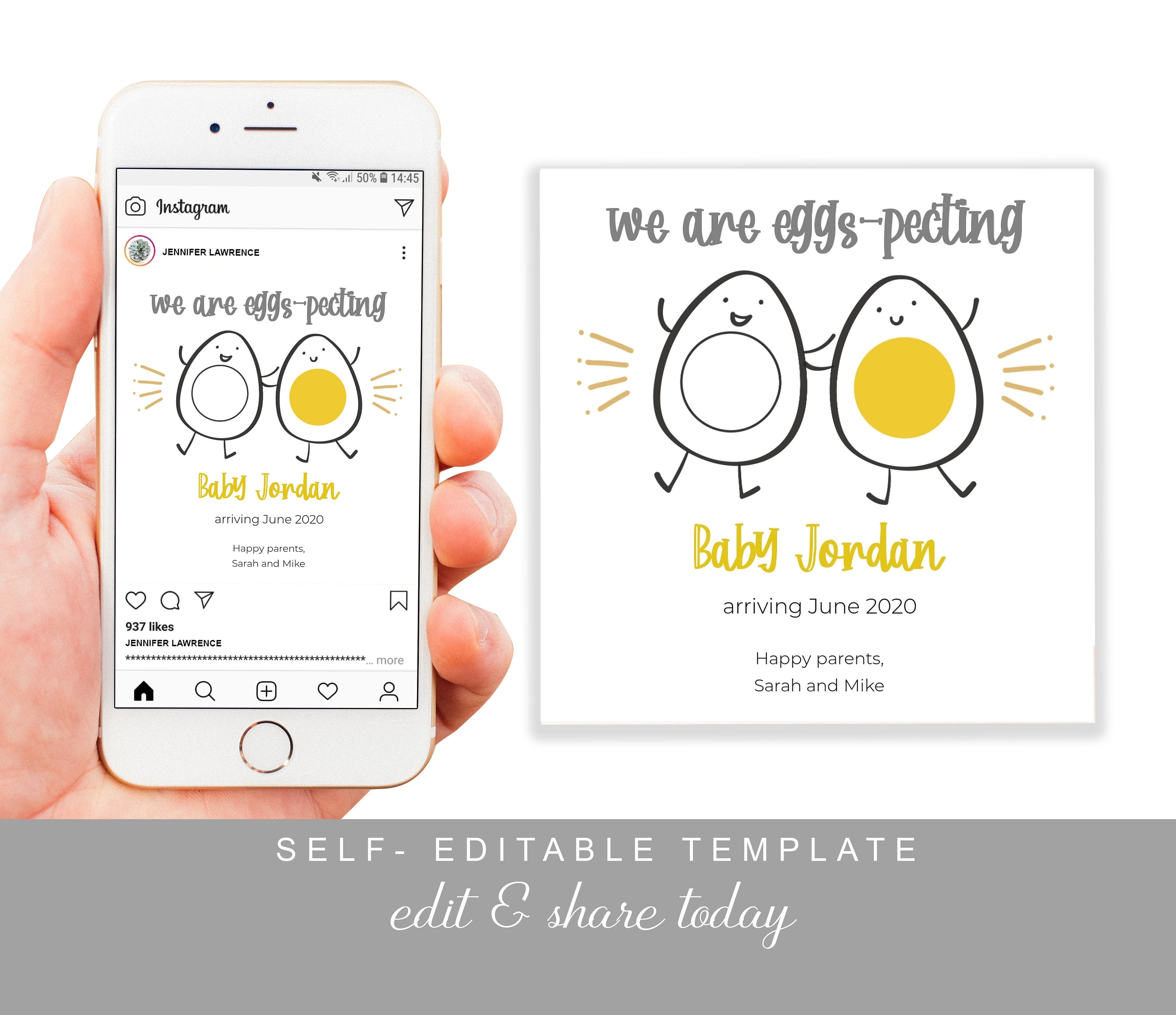 PAE111 Funny Pregnancy Announcement Social Media Eggs Social - Etsy Australia PAE111 Funny Pregnancy Announcement Social Media Eggs Social - Etsy Australia