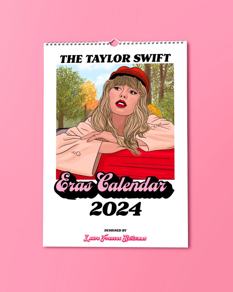 Taylor Swift 2024 Eras Calendar Etsy UK