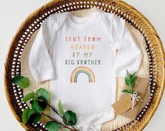 Rainbow Baby, Rainbow Baby Nursery, Little Sister Bodysuit, Birth Announcement, Shirt, 100% Cotton Baby Bodysuit, Rainbow Baby Shower Gift