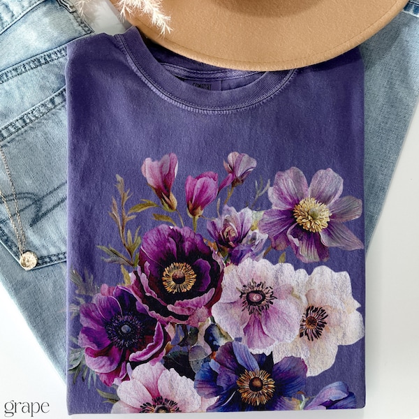 CHARCOAL FLOWER TOSH TEE