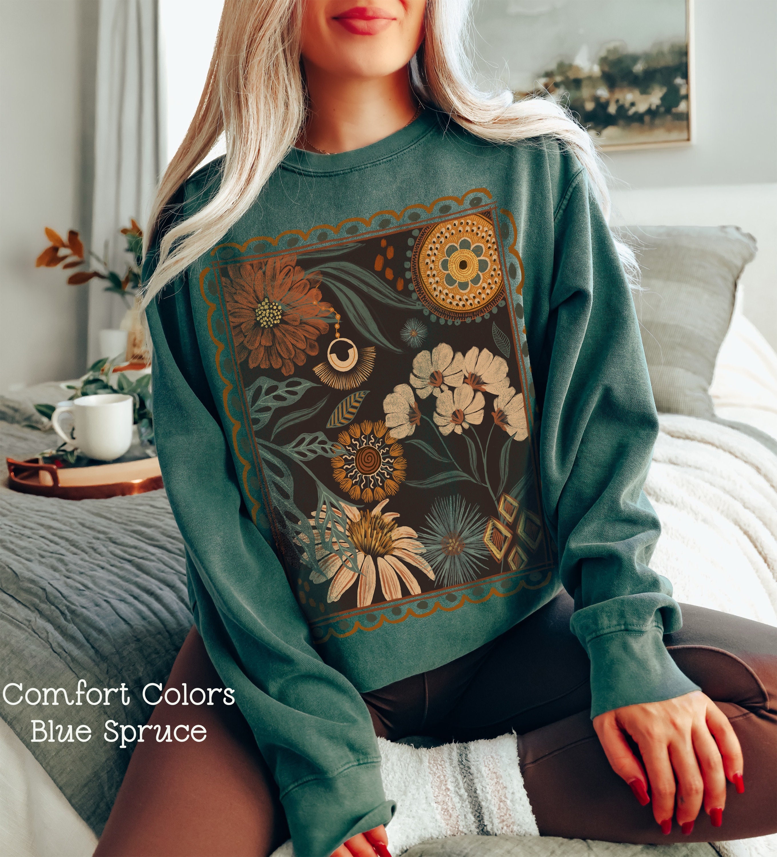 Comfort Color Blue Spruce Sweatshirt