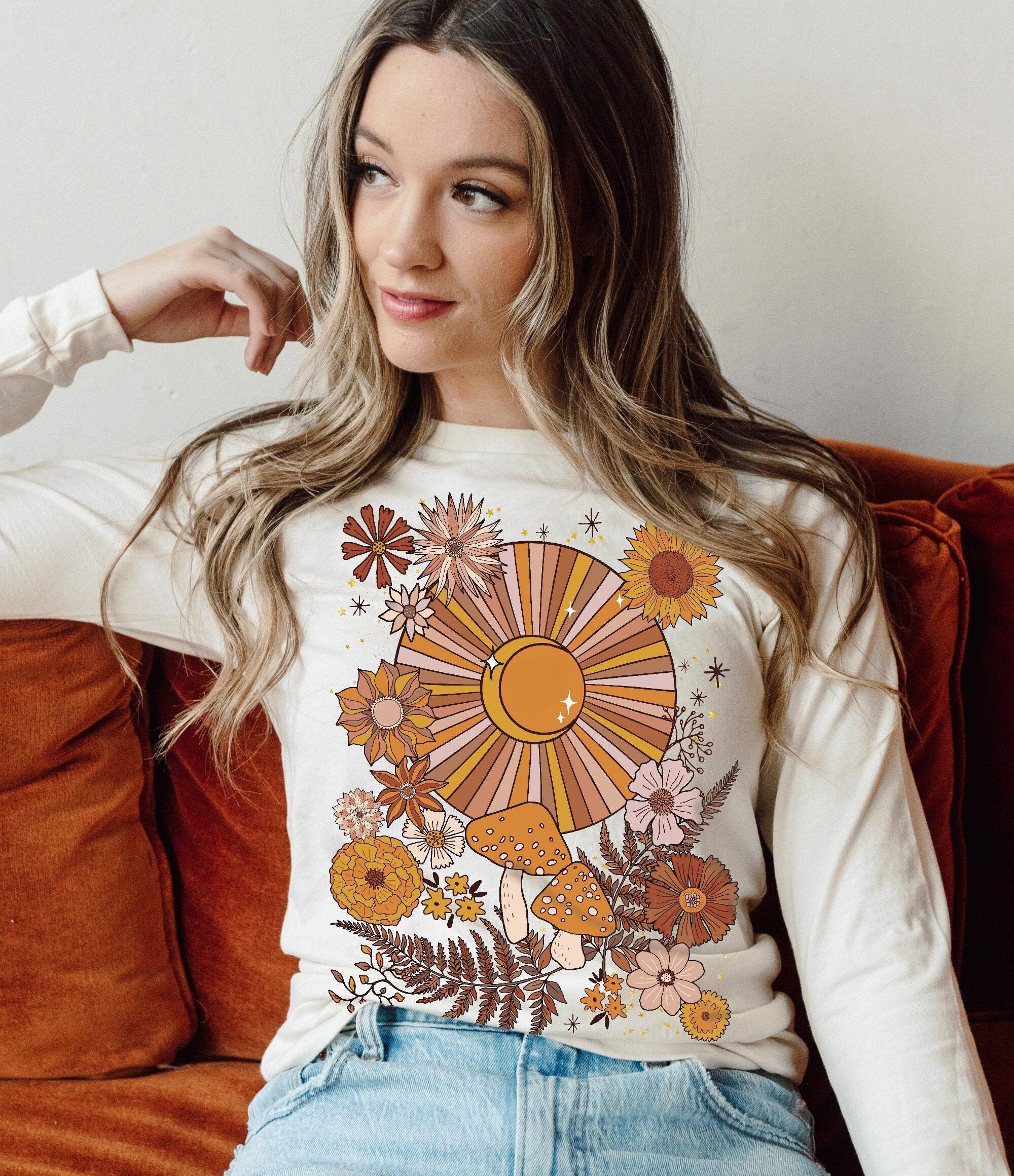 [ STIGMA ]★23 FLOWER OVERSIZED T-SHIRTS 23 FLOWER OVERSIZED T-SHIRTS WHITE - STIGMA | 60% - Asian