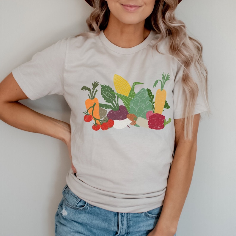 Vegetable Shirt, Veggie Shirt, Garden Shirt, Vegetarian Shirt, Garden Mama, Potato Shirt, Foodie Shirt, Garden Gifts, Foodie Gifts, Tomato image 2